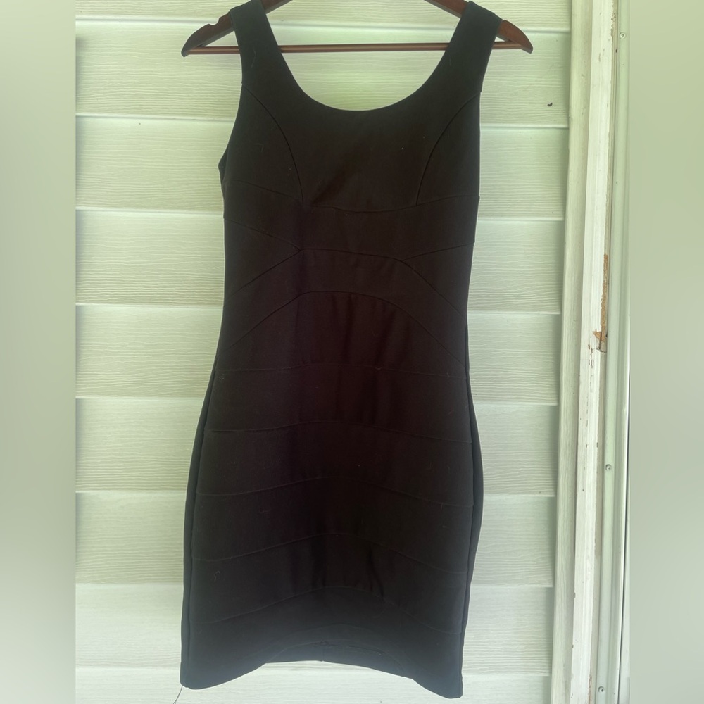Mini black dress
